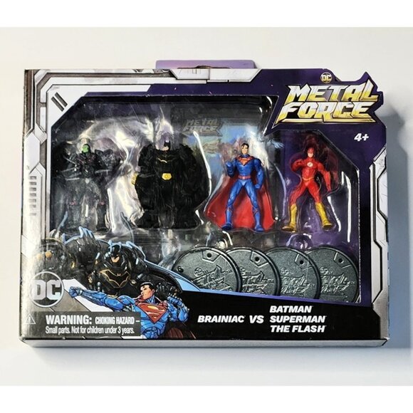 Spin Master DC Universe Metal Force 4-piece Set - Picture 1 of 9